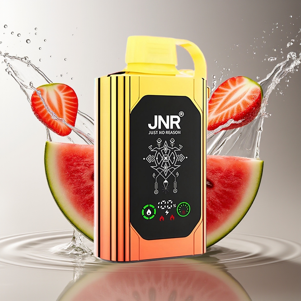 JNR Shisha Hookah Box 20500 Puffs Watermeloen Aardbei Bubblegum HD Display 1000mAh Type-C