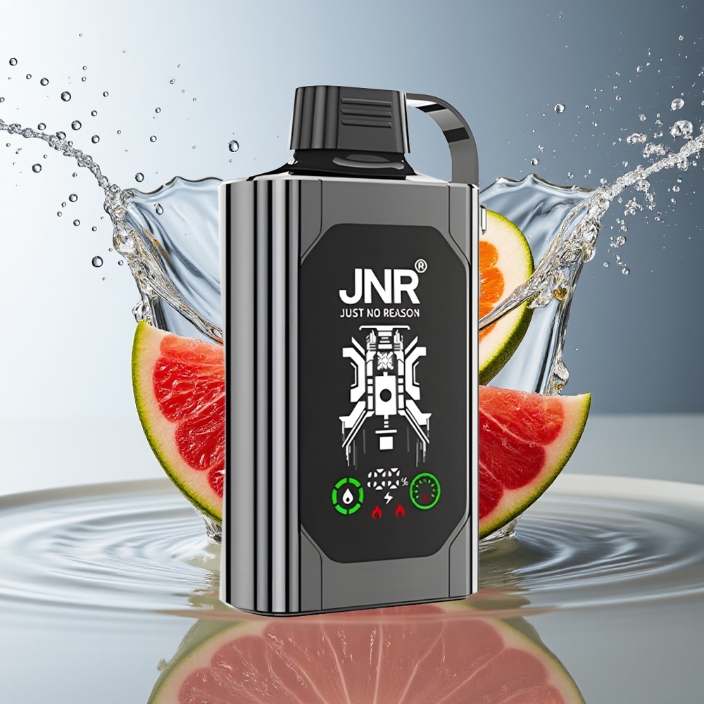 JNR Shisha Hookah Box 20500 Puffs Wegwerp Vape Gemengde Bes Ijs HD Display Dual Mesh Coil Type-C