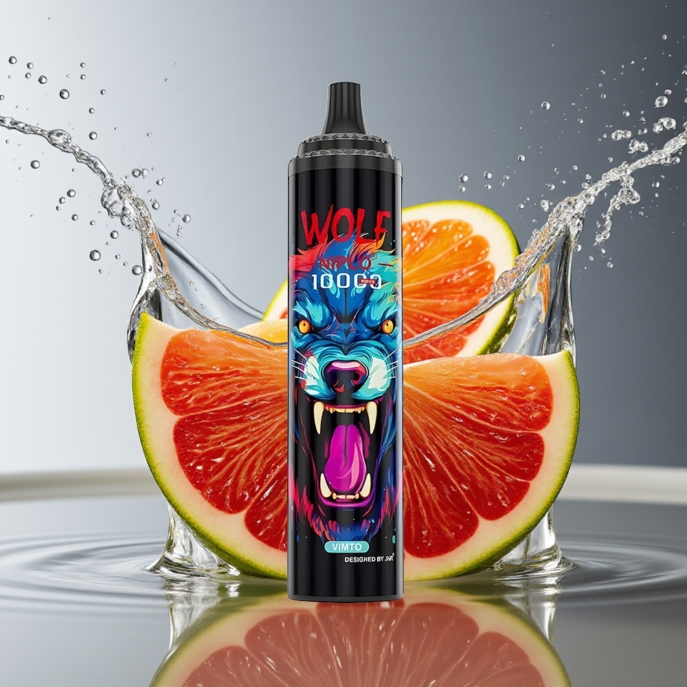 JNR Wolf Niplo 10000 Puffs 20ml Vimto Mesh 1.0 Ohm Type-C 650mAh