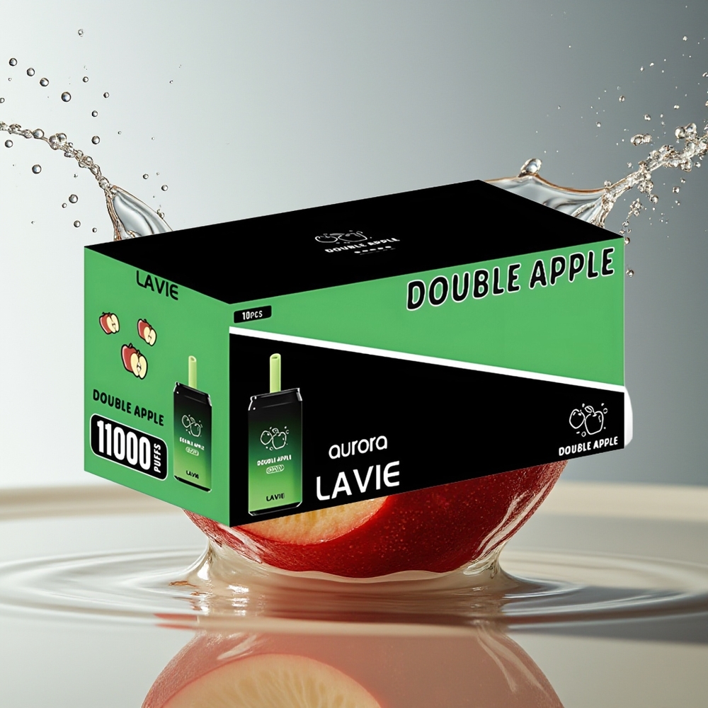 LAVIE Aurora 11000 Puffs Dubbele Appel 22ML 650mAh Type C Oplaadbaar