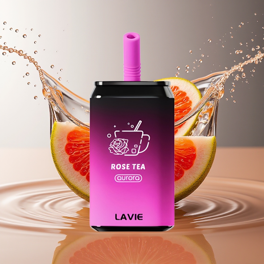 LAVIE Aurora 11000 Puffs Roze Thee Wegwerp Vape 22ML Type C 650mAh