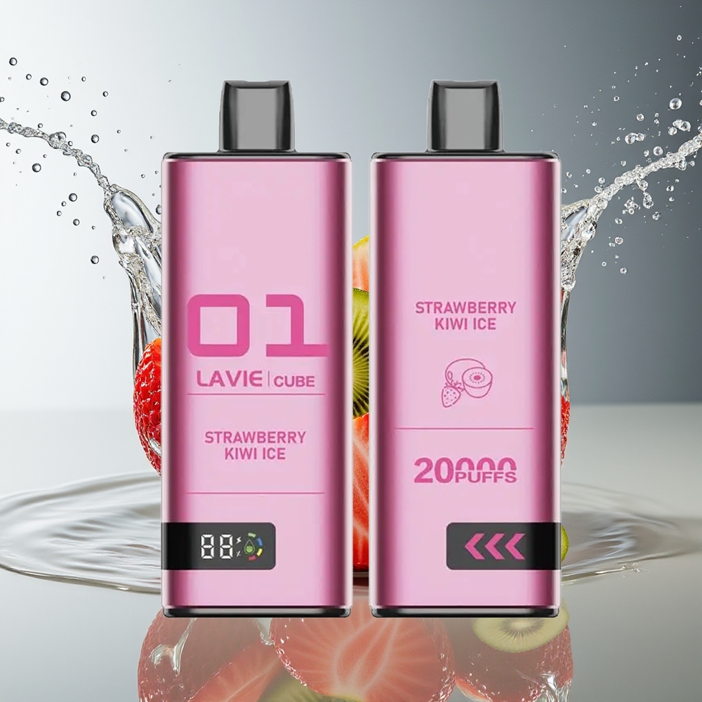 Lavie Cube 20000 Puffs Wegwerp Vape Aardbei Kiwi IJs