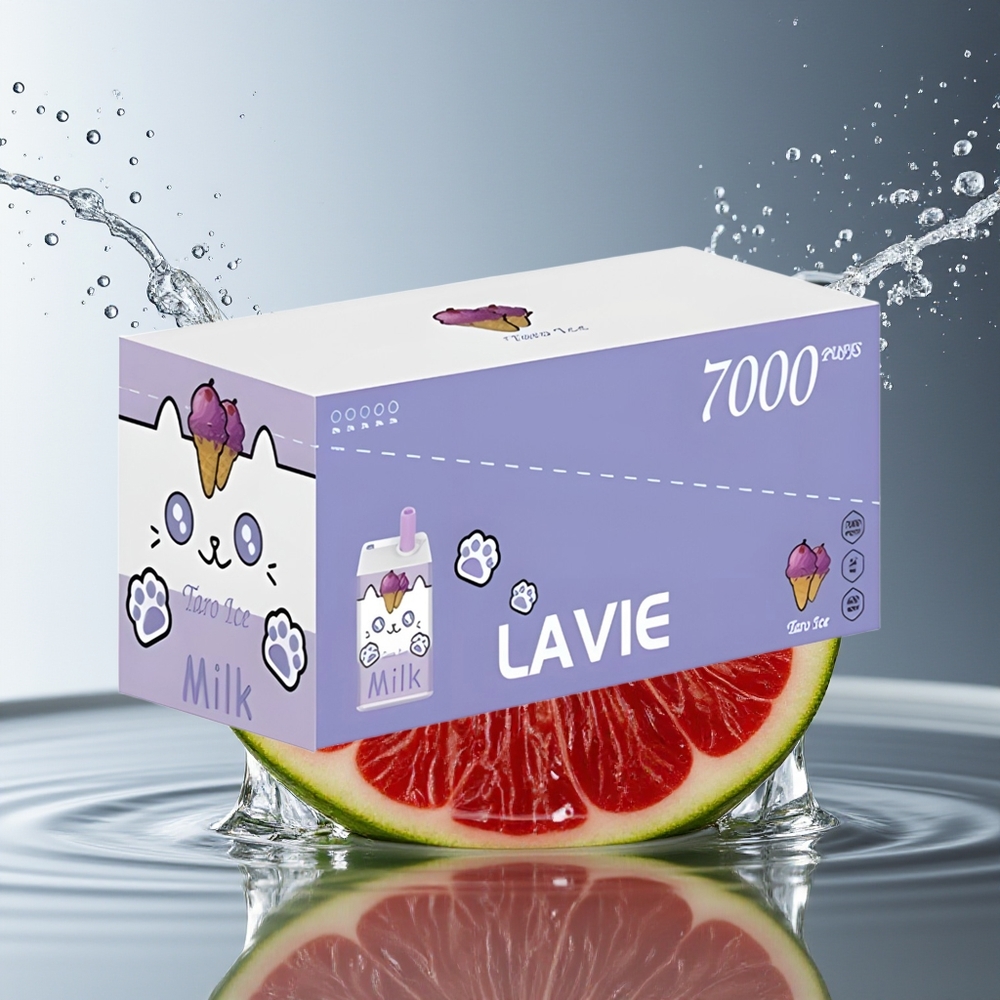 LAVIE Milk 7000 Peuken Druiven IJs Type C Oplaadbaar 16ML 5% Nicotine