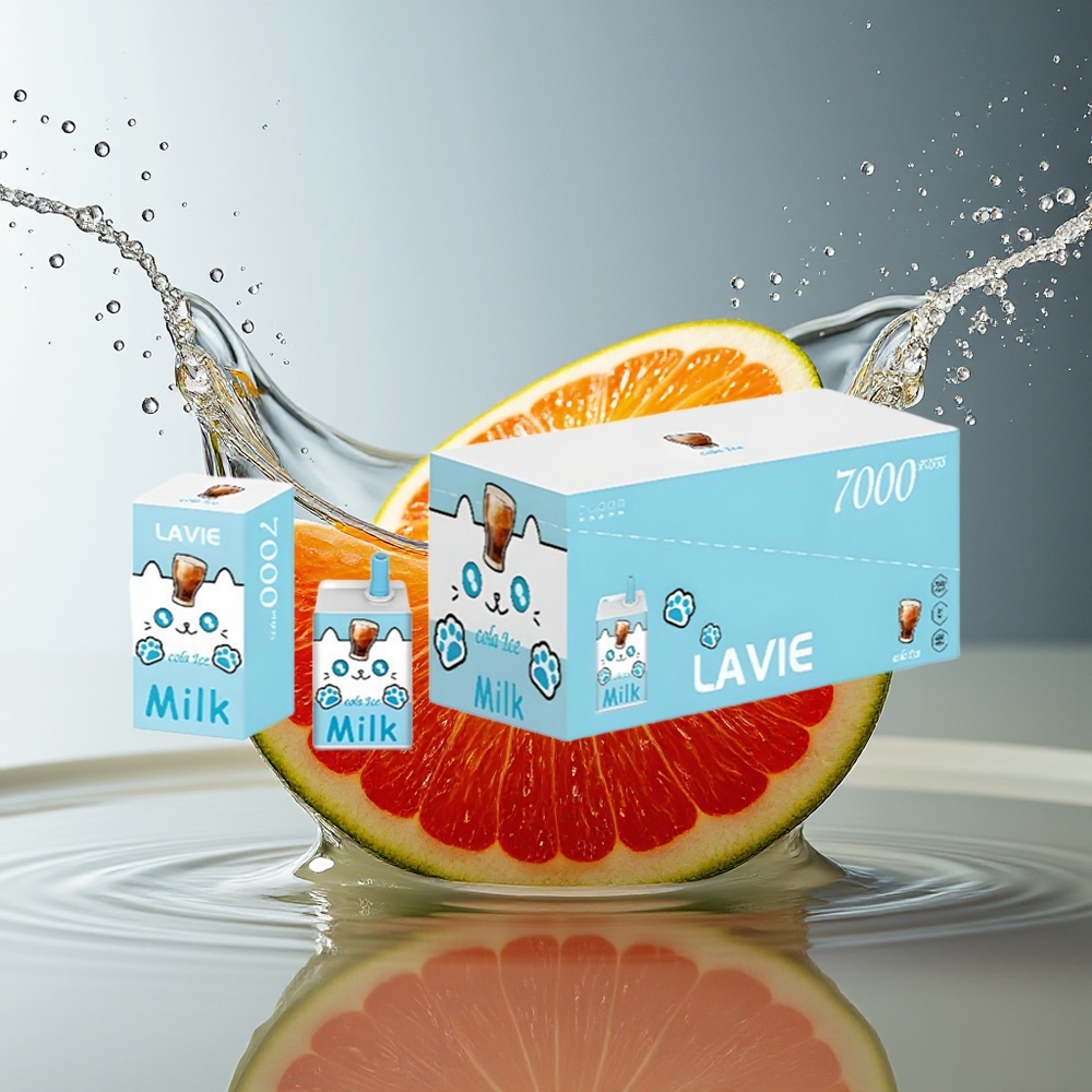 LAVIE Milk 7000 Puffs Cola IJs Wegwerp Vape Type C 16ML 5%