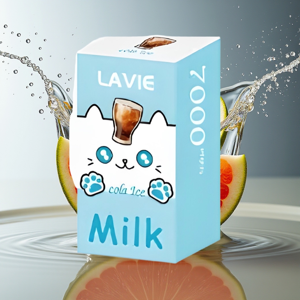 LAVIE Milk 7000 Puffs Cola IJs Wegwerp Vape Type C 16ML 5%