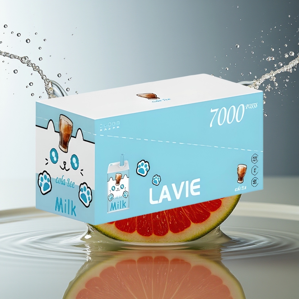 LAVIE Milk 7000 Puffs Cola IJs Wegwerp Vape Type C 16ML 5%