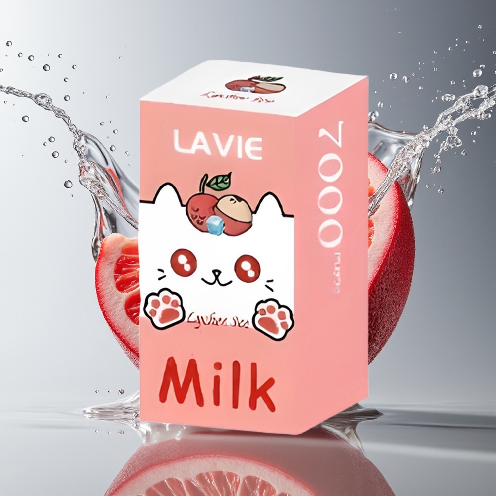 LAVIE Milk 7000 Puffs Lychee IJs Wegwerp Vape 16ML 600mAh Type C