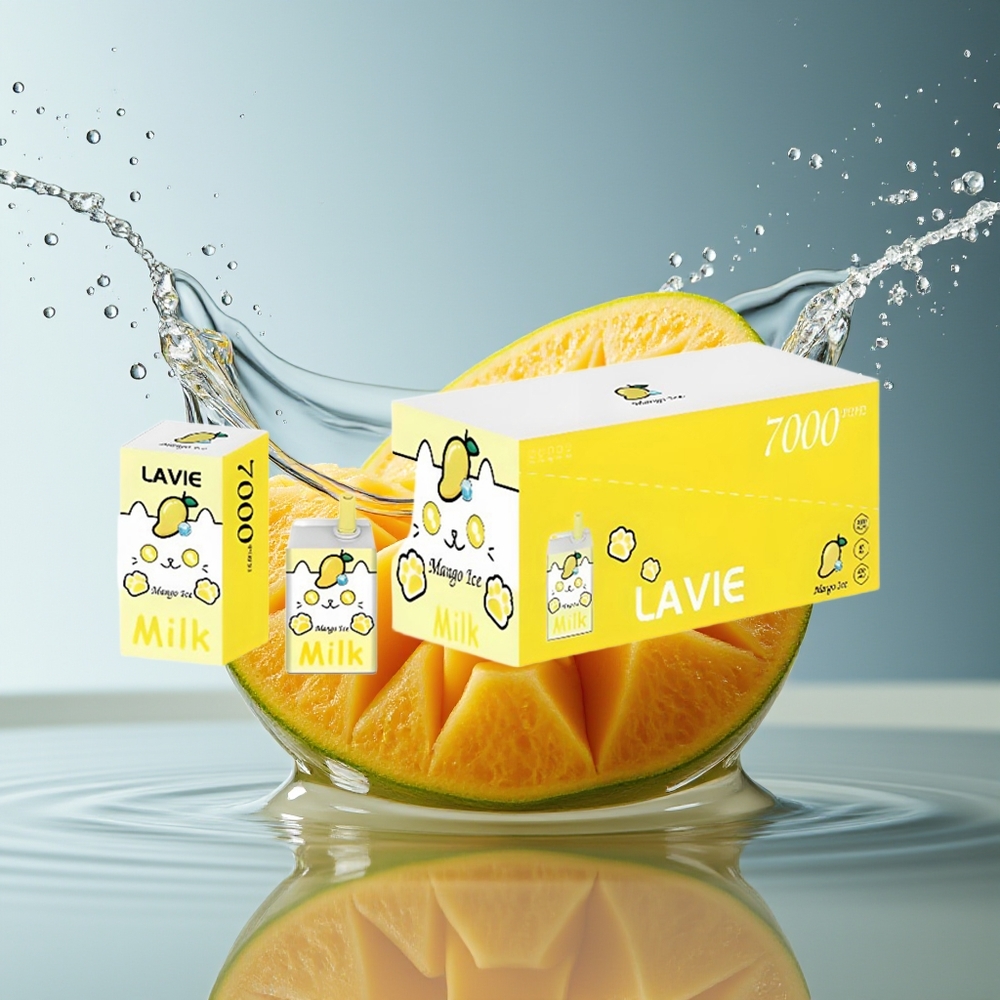 LAVIE Milk 7000 Puffs Mango IJs Type C Oplaadbaar 16ML 600mAh 5%