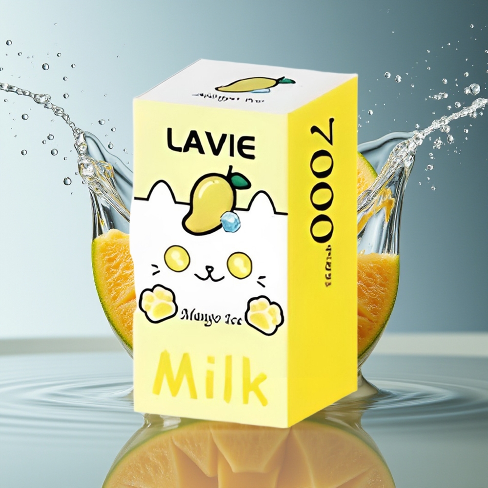 LAVIE Milk 7000 Puffs Mango IJs Type C Oplaadbaar 16ML 600mAh 5%