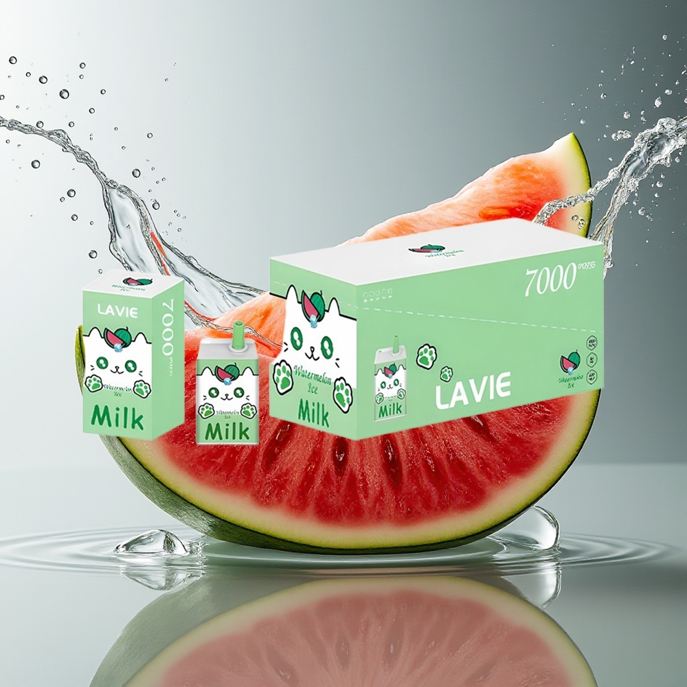 LAVIE Milk 7000 Puffs Watermeloen IJs Type C Oplaadbaar 16ML 600mAh