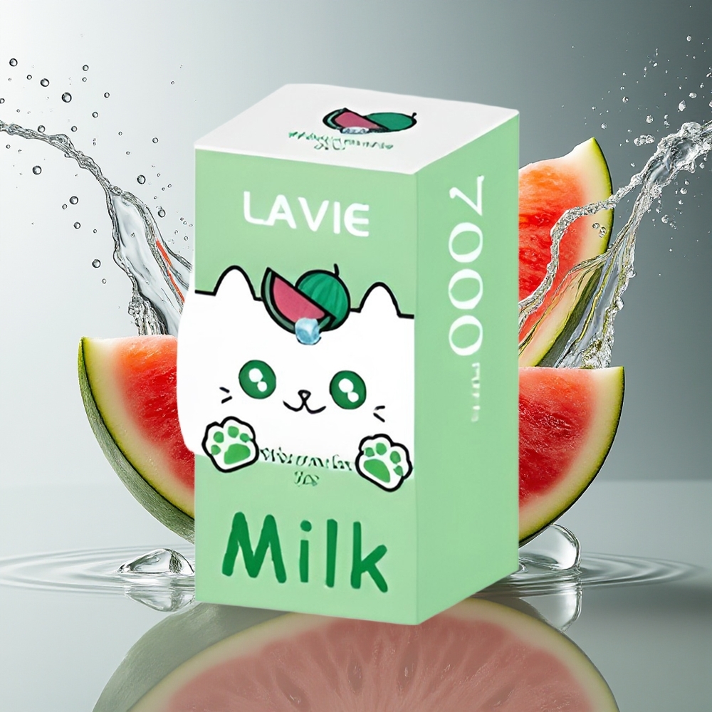 LAVIE Milk 7000 Puffs Watermeloen IJs Type C Oplaadbaar 16ML 600mAh