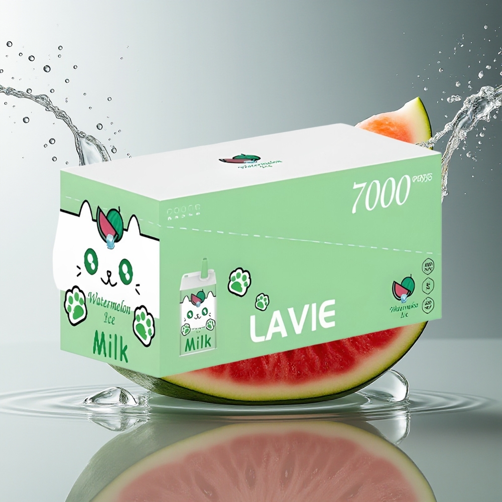 LAVIE Milk 7000 Puffs Watermeloen IJs Type C Oplaadbaar 16ML 600mAh