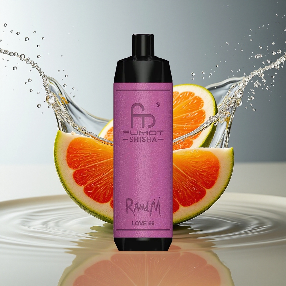 RandM Fumot Shisha 10000 Puffs Liefde 66 18ml LED Type-C Mesh 0.6ohm 850mAh