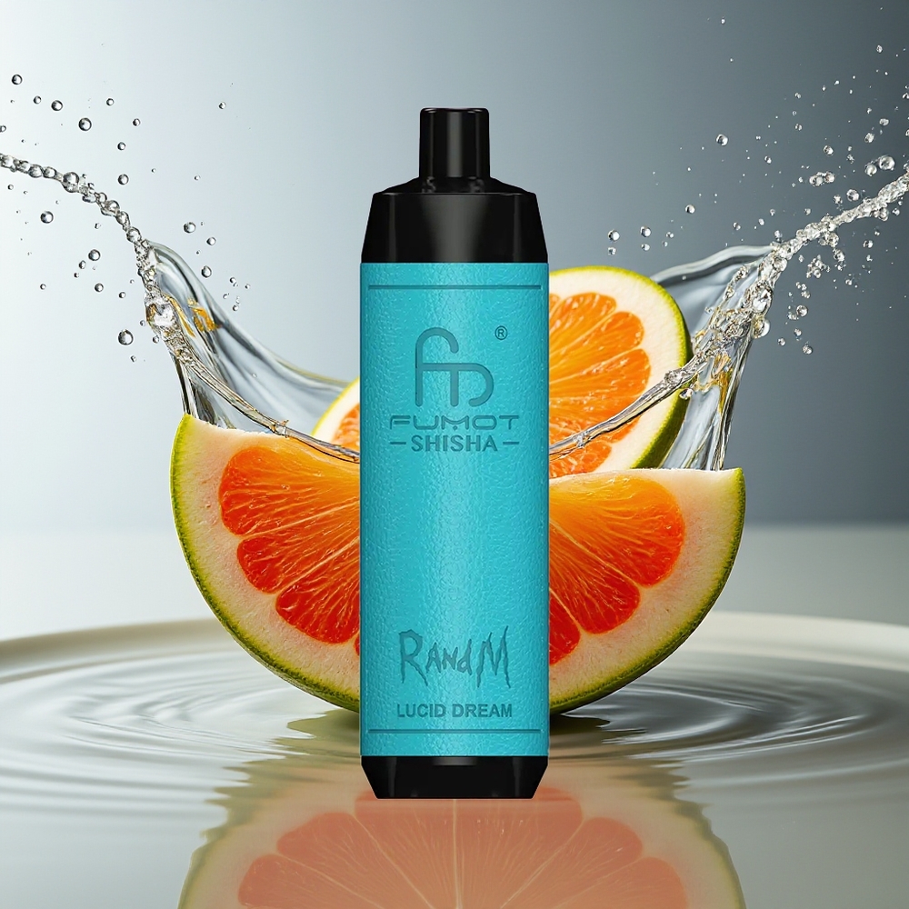 RandM Fumot Shisha 10000 Puffs Wegwerp Vape Helende Droom Type-C LED Mesh 18ml 0.5% Nic