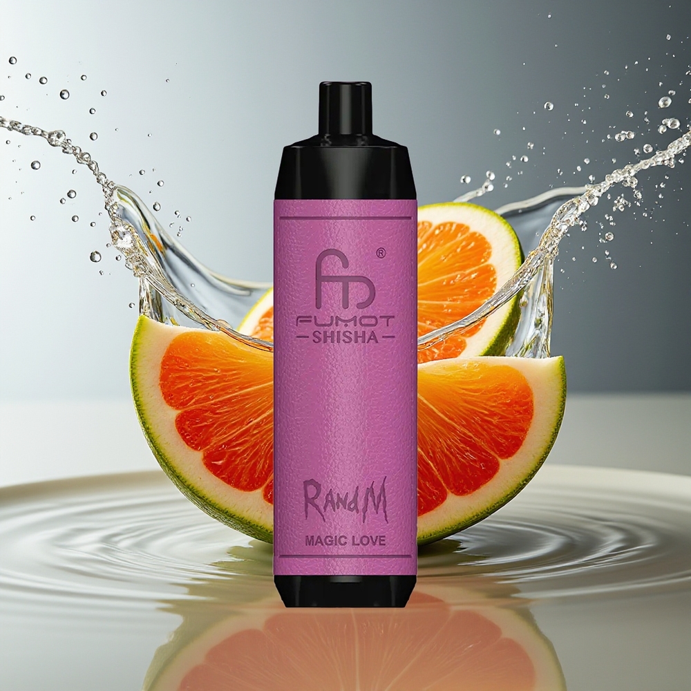 RandM Fumot Shisha 10000 Puffs Wegwerp Vape Magische Liefde LED Mesh Type-C 0.5%