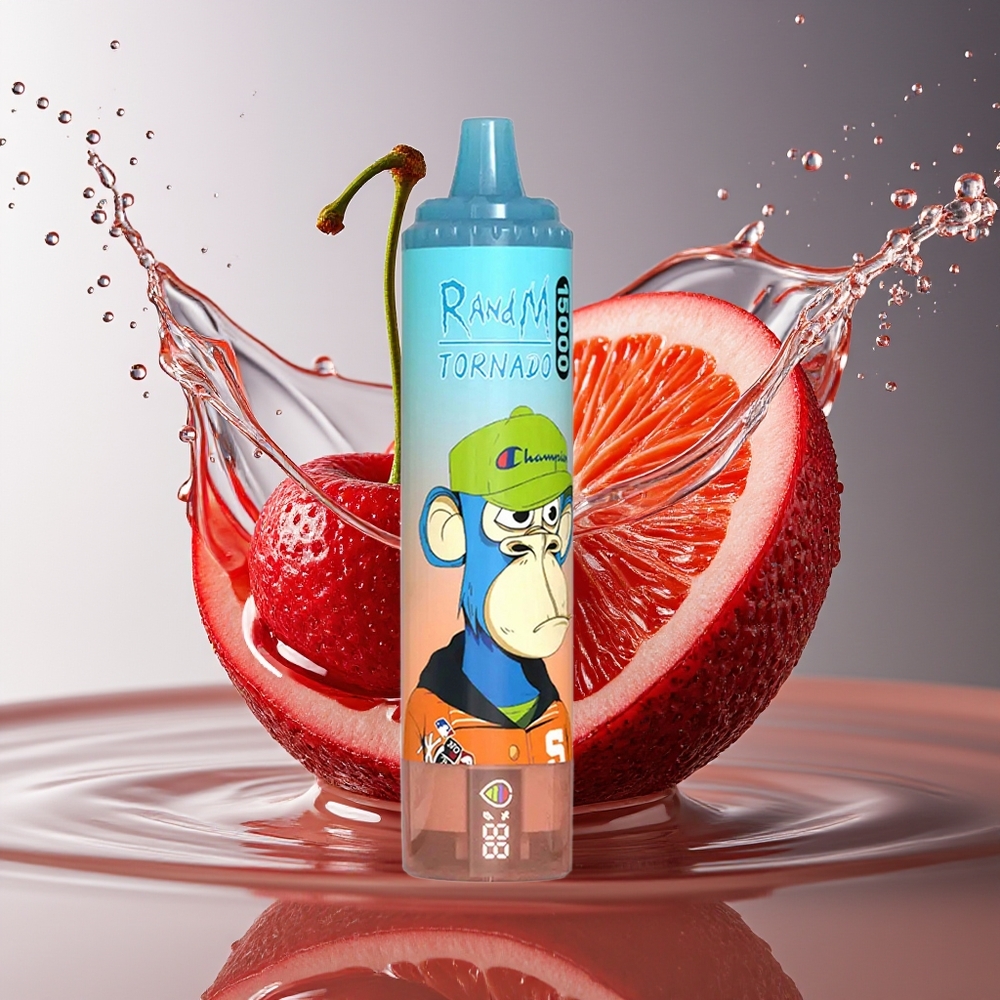 RandM Fumot Tornado 15000 Puffs Kers Cola 25ml 850mAh Mesh LCD Type-C