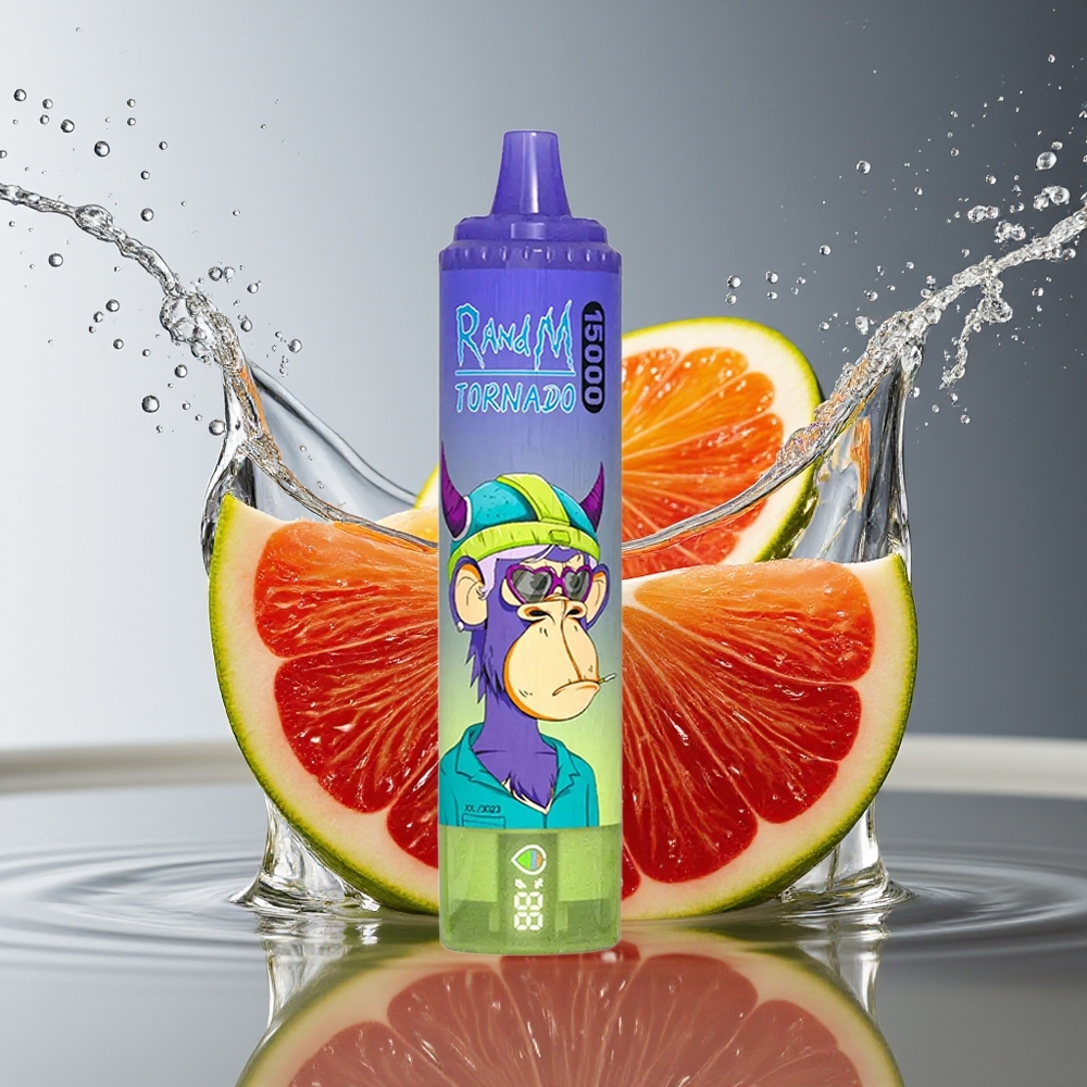 RandM Fumot Tornado 15000 Puffs Vimto 25ml 850mAh Mesh LCD Type-C