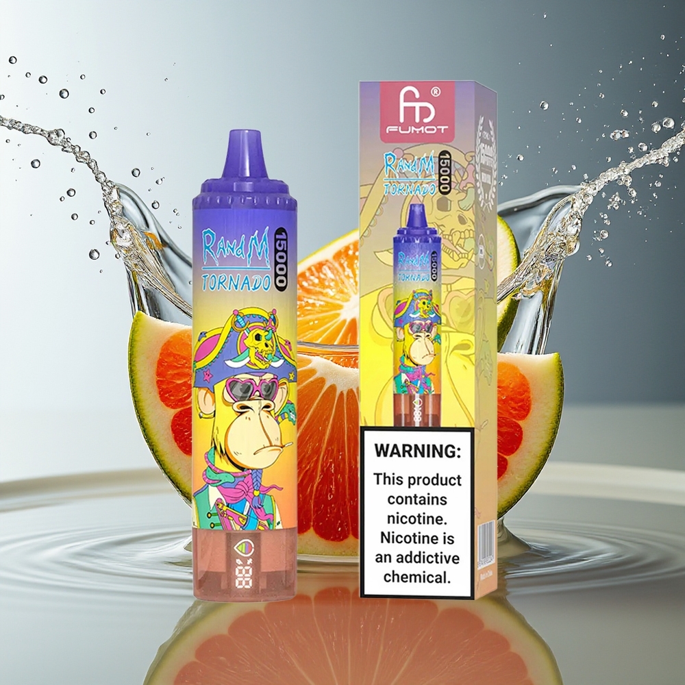 RandM Fumot Tornado 15000 Puffs Wegwerp Vape Cola IJs