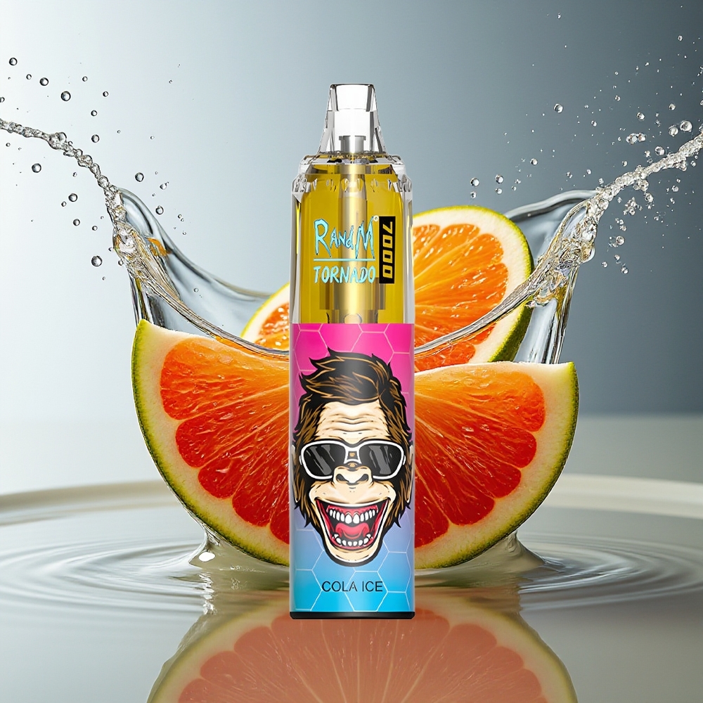 RandM Fumot Tornado 7000 14ML Mesh Cola Ijs Type-C RGB Luchtregelaar