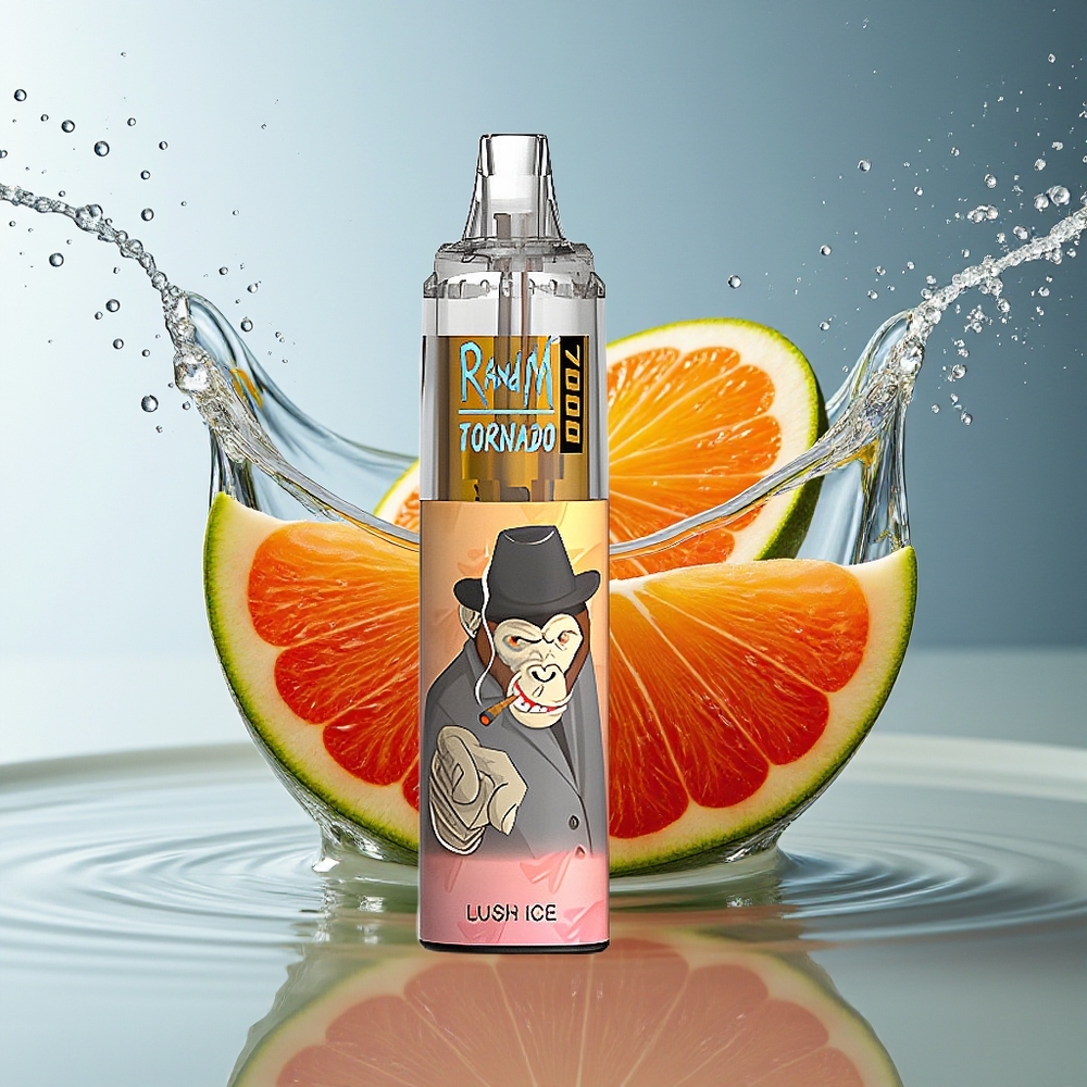 RandM Fumot Tornado 7000 Weelderig Ijs 14ML Mesh Type-C RGB Luchtregeling