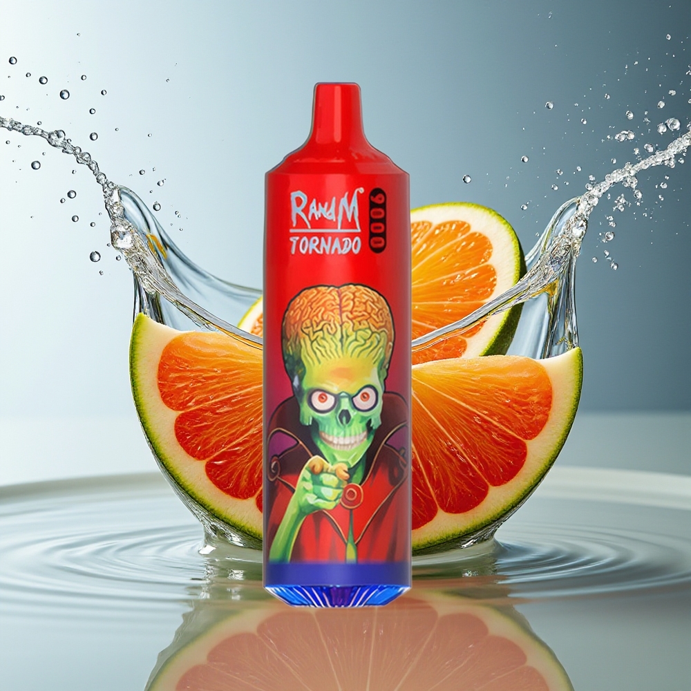 RandM Tornado 9000 Puffs Weelderig Ijs Mesh Coil RGB Display 54 Smaken