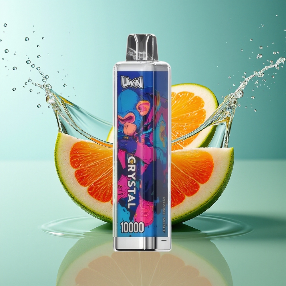 Uwin Crystal 10000 Puffs Miami Munt RGB Licht Wegwerp Vape