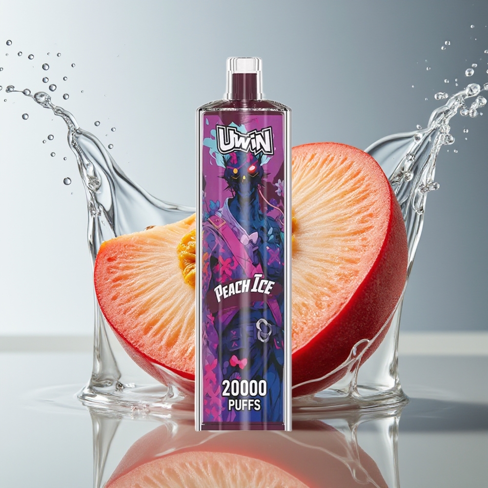 Uwin Shisha Crystal 20000 Puffs Peren Ijs Mesh Type-C 650mAh 22ml DTL