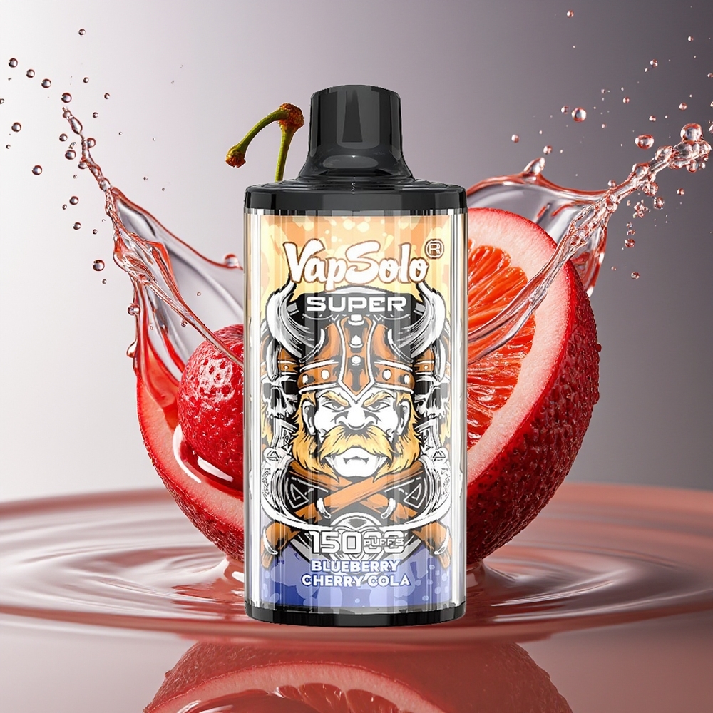 Vapsolo Super 15000 Peuters Kersencola 40ml 850mAh Mesh Type-C