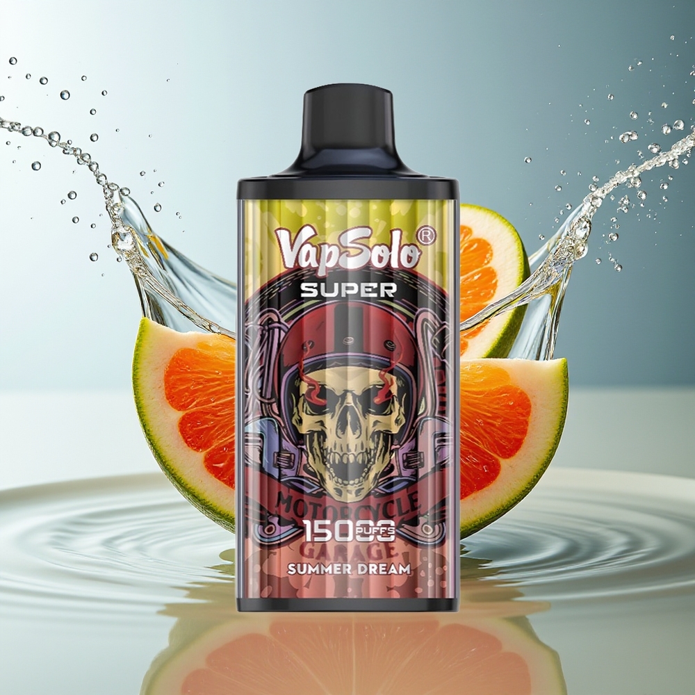 Vapsolo Super 15000 Puffs 40ml Zomerdroom Type-C 850mah Mesh Coil 20/50mg