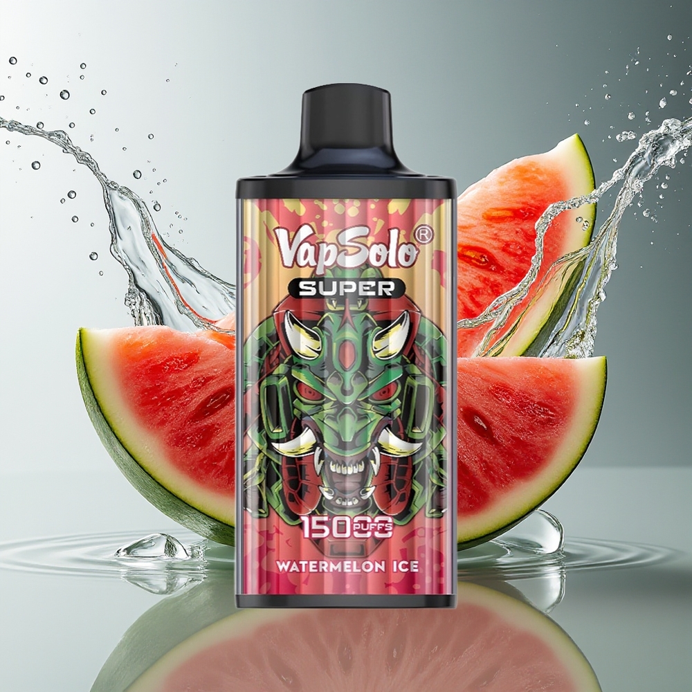 Vapsolo Super 15000 Puffs Watermeloen IJs 40ml 850mah Mesh Type-C