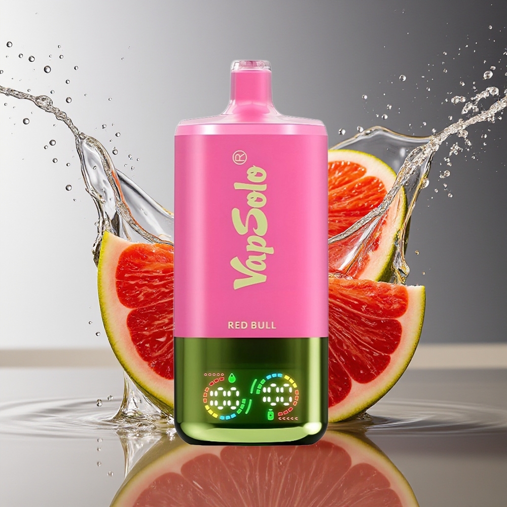 VapSolo Triple 30000 Puffs Wegwerp Vape Rode Stier 40ml 3 Tank Type-C