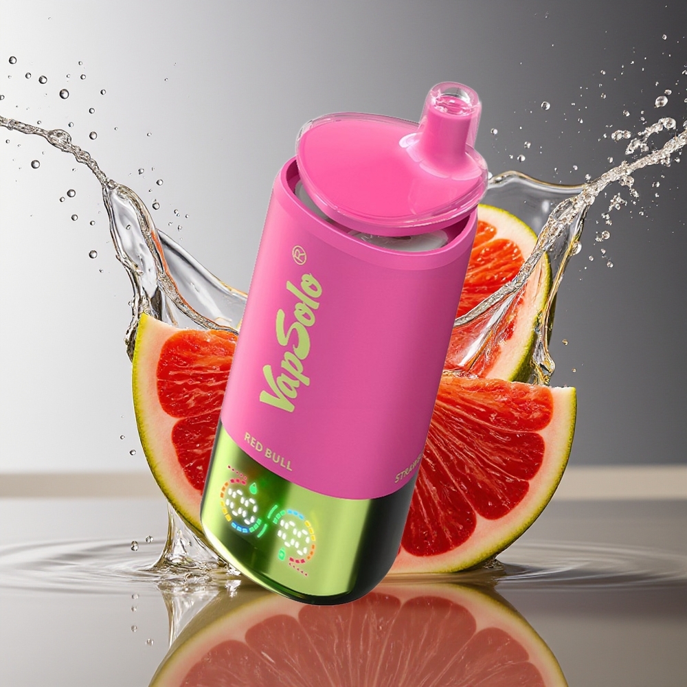 VapSolo Triple 30000 Puffs Wegwerp Vape Rode Stier 40ml 3 Tank Type-C