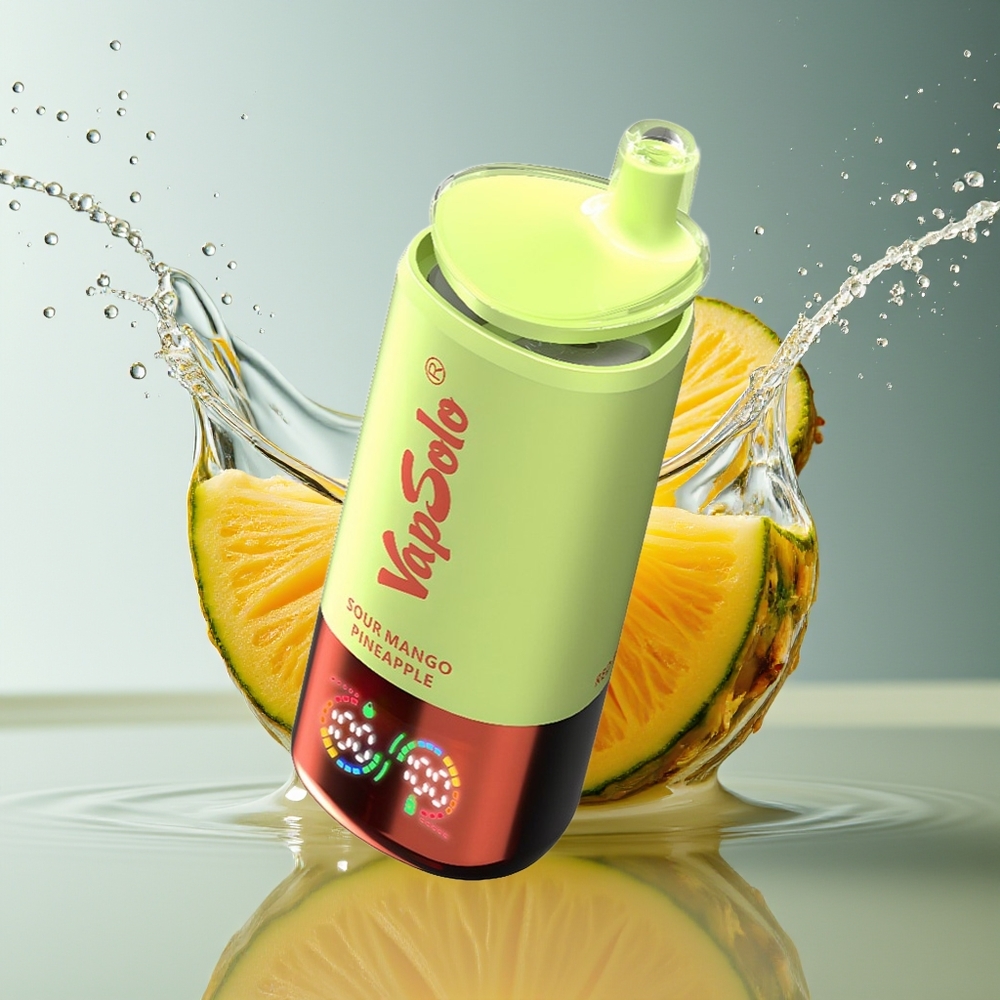 VapSolo Triple 30000 Tuiten Zuur Mango Ananas 40ml 20mg Type-C