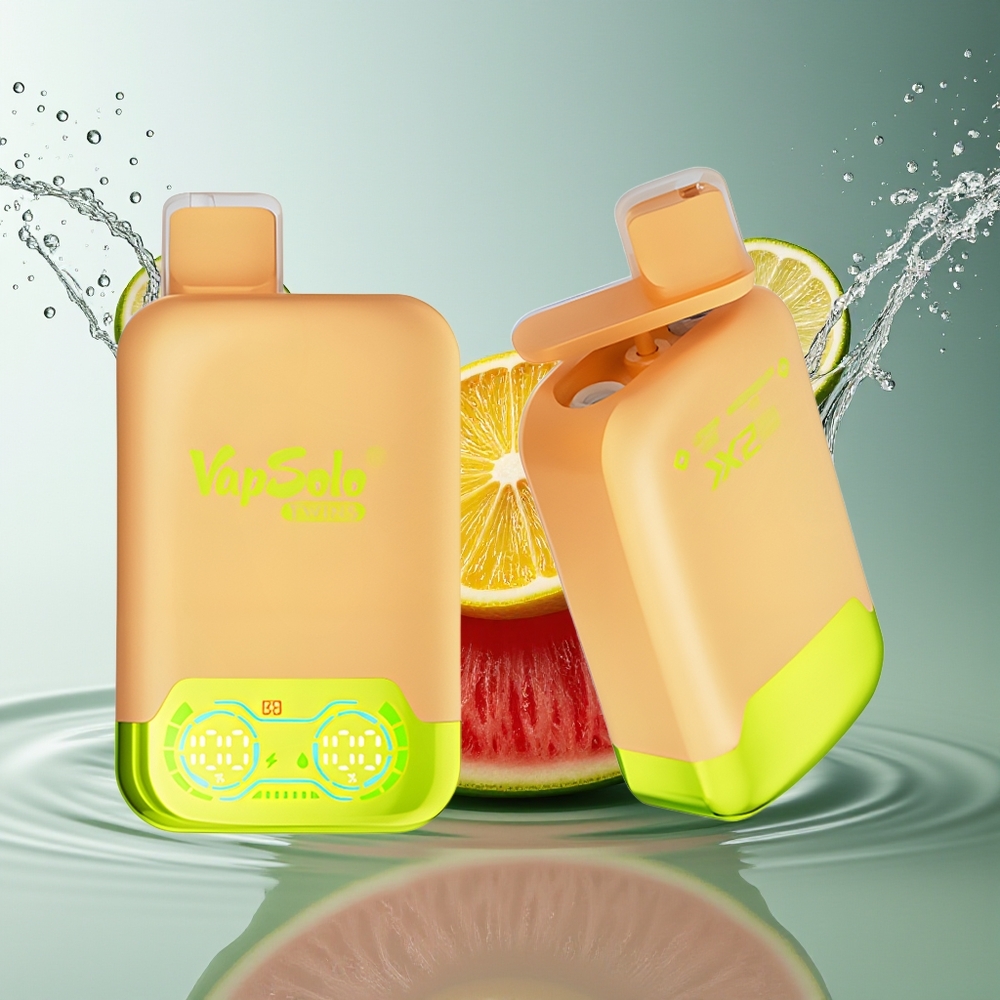 Vapsolo Twins 20000 Puffs Disposable Citroen Limoen & Watermeloen IJs Type-C 40ml