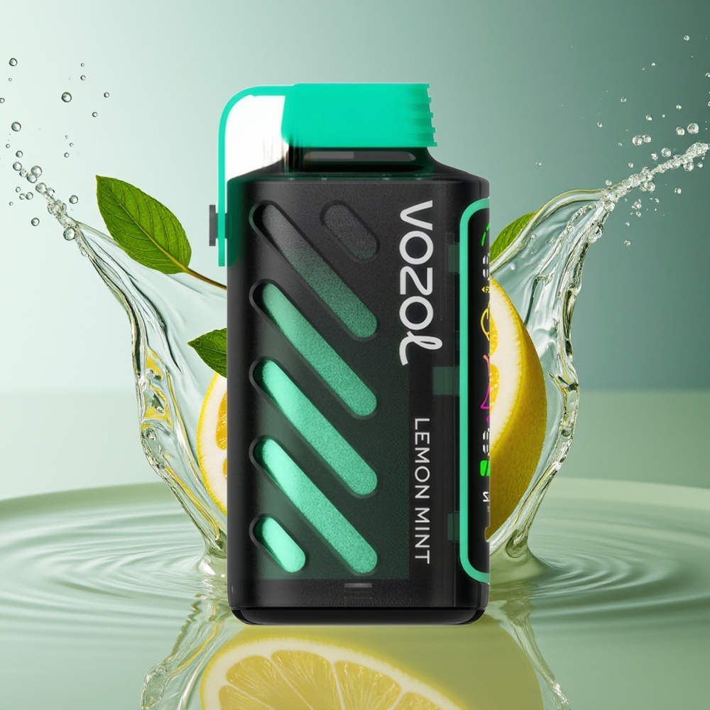 VOZOL Gear Power 20000 Puffs Citroen Munt Dual Mesh Coil Full Screen Display 20mL 5%
