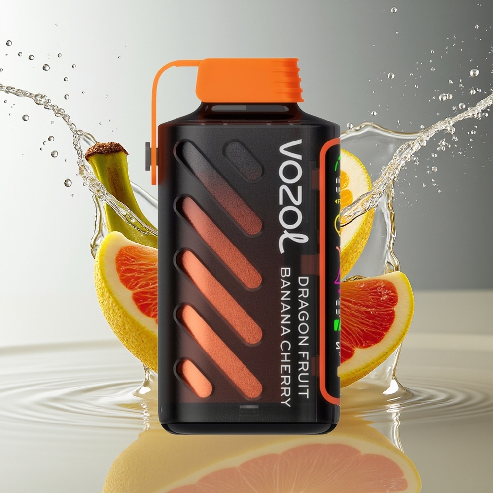 VOZOL Gear Power 20000 Puffs Drakenvrucht Banaan Kers Dual Mesh 20mL 5%
