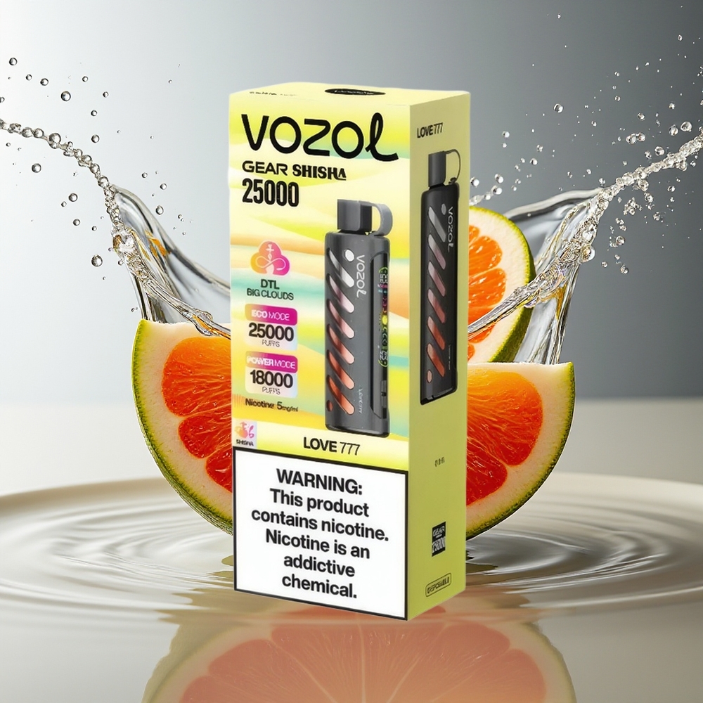 VOZOL Gear Shisha 25000 Puffs 30 Heerlijke Smaken Dual Mesh 5mg/ml Love 777