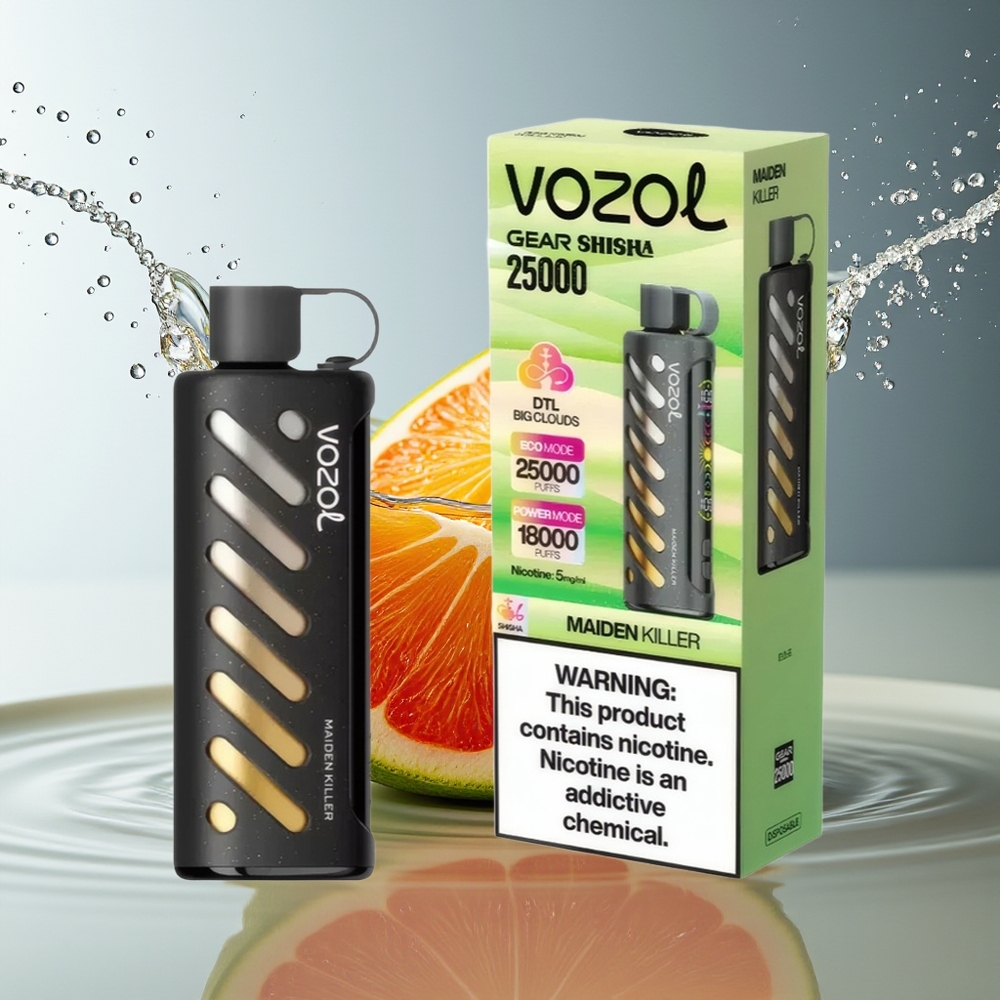 VOZOL Gear Shisha 25000 Puffs 30 Smaakcombinaties Dual Mesh 1000mAh 5mg/ml