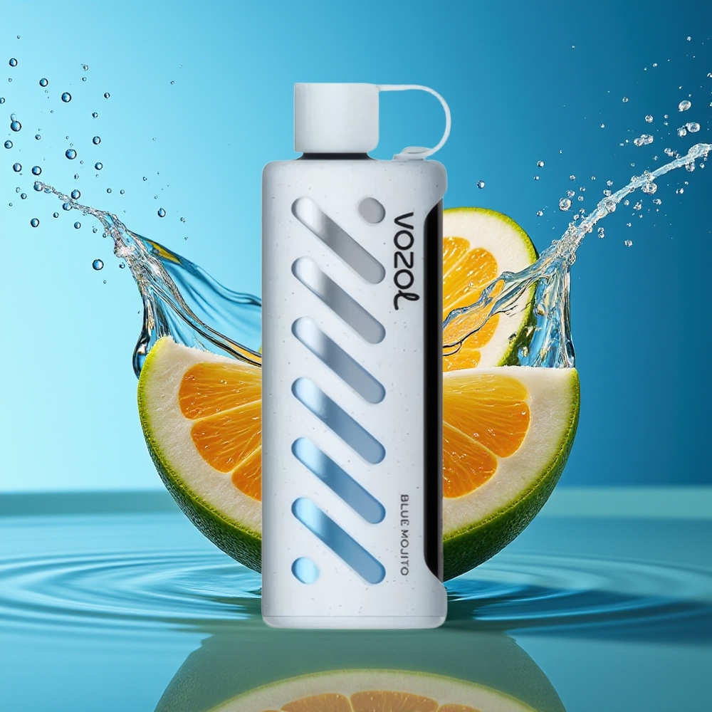 VOZOL Gear Shisha 25000 Puffs Blauwe Mojito Dual Mesh 1000mAh 5mg/ml S.i.L.C Tech