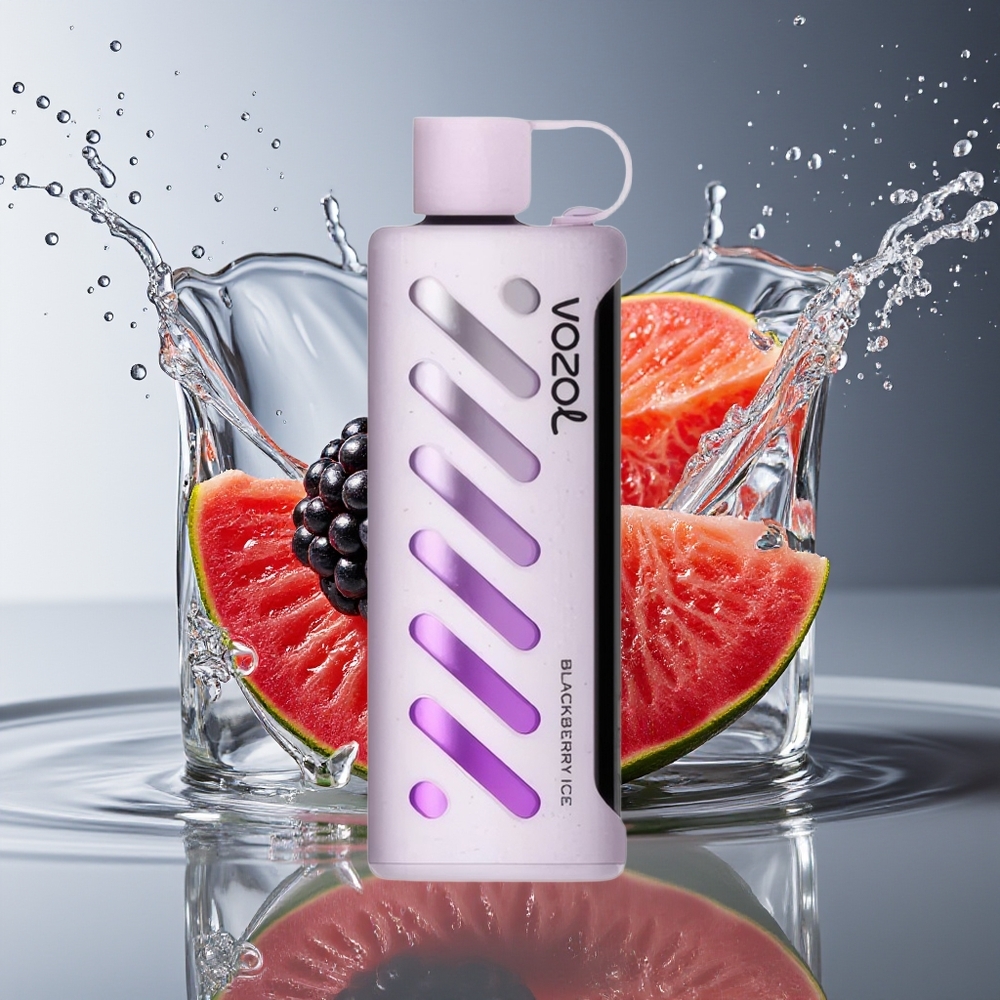 VOZOL Gear Shisha 25000 Puffs Braambes IJs Dual Mesh 1000mAh 5mg/ml S.i.L.C Tech