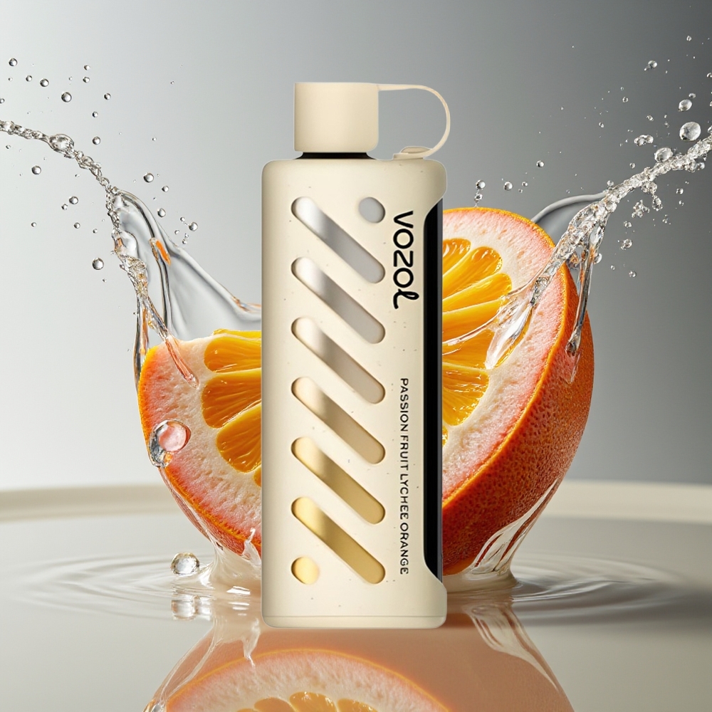 VOZOL Gear Shisha 25000 Puffs Passievrucht Lychee Sinaasappel Dual Mesh 1000mAh 5mg