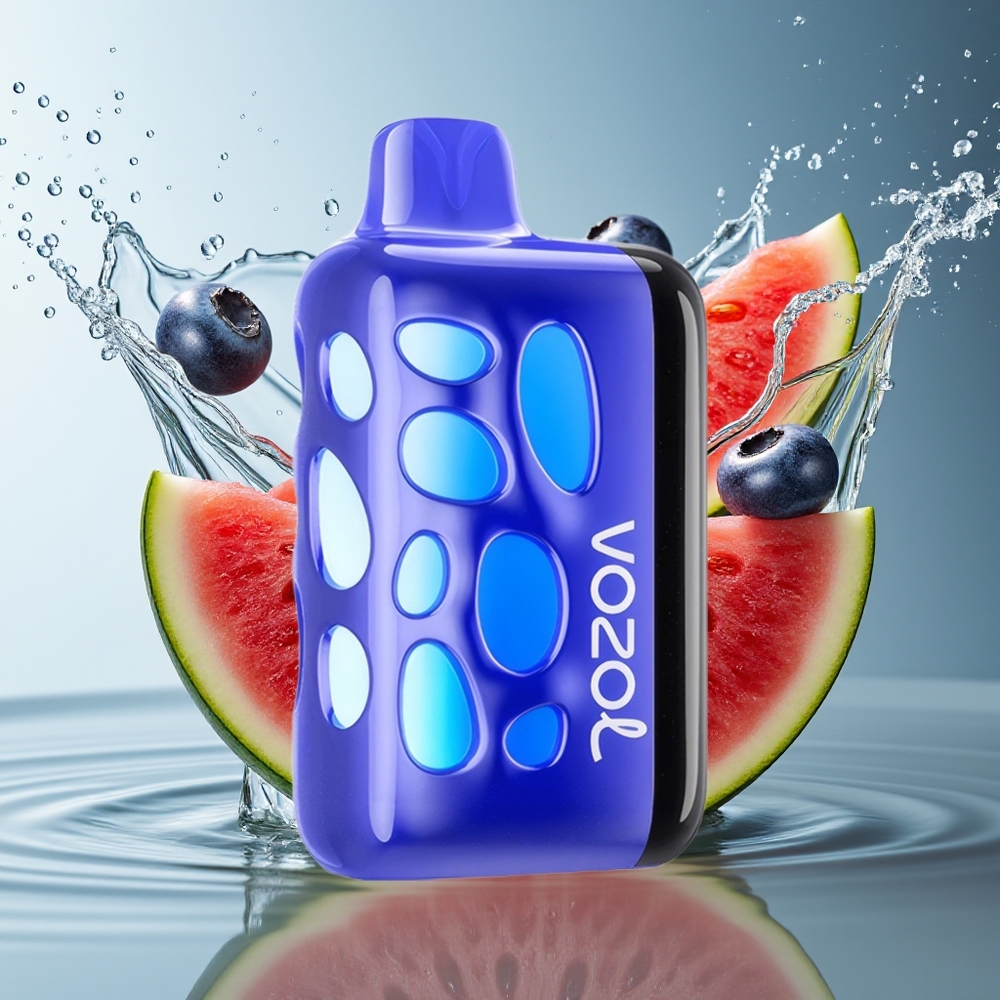 VOZOL RAVE 40000 270° Glow 80%20min 1000mAh Blauwe Bes Watermeloen Wegwerp Vape