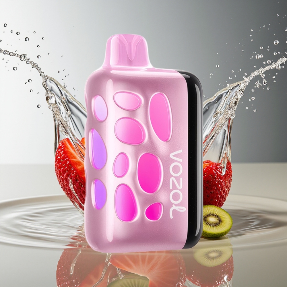 VOZOL RAVE 40000 270° Glow Aardbei Kiwi Beat-Synced 20/50mg 1000mAh