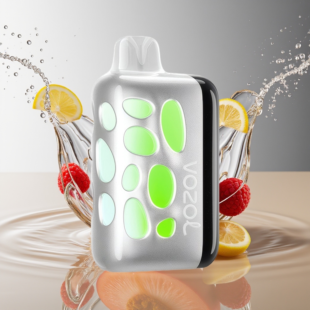 VOZOL RAVE 40000 270° Glow Party Perzik Framboos Limonade 20/50mg 1000mAh