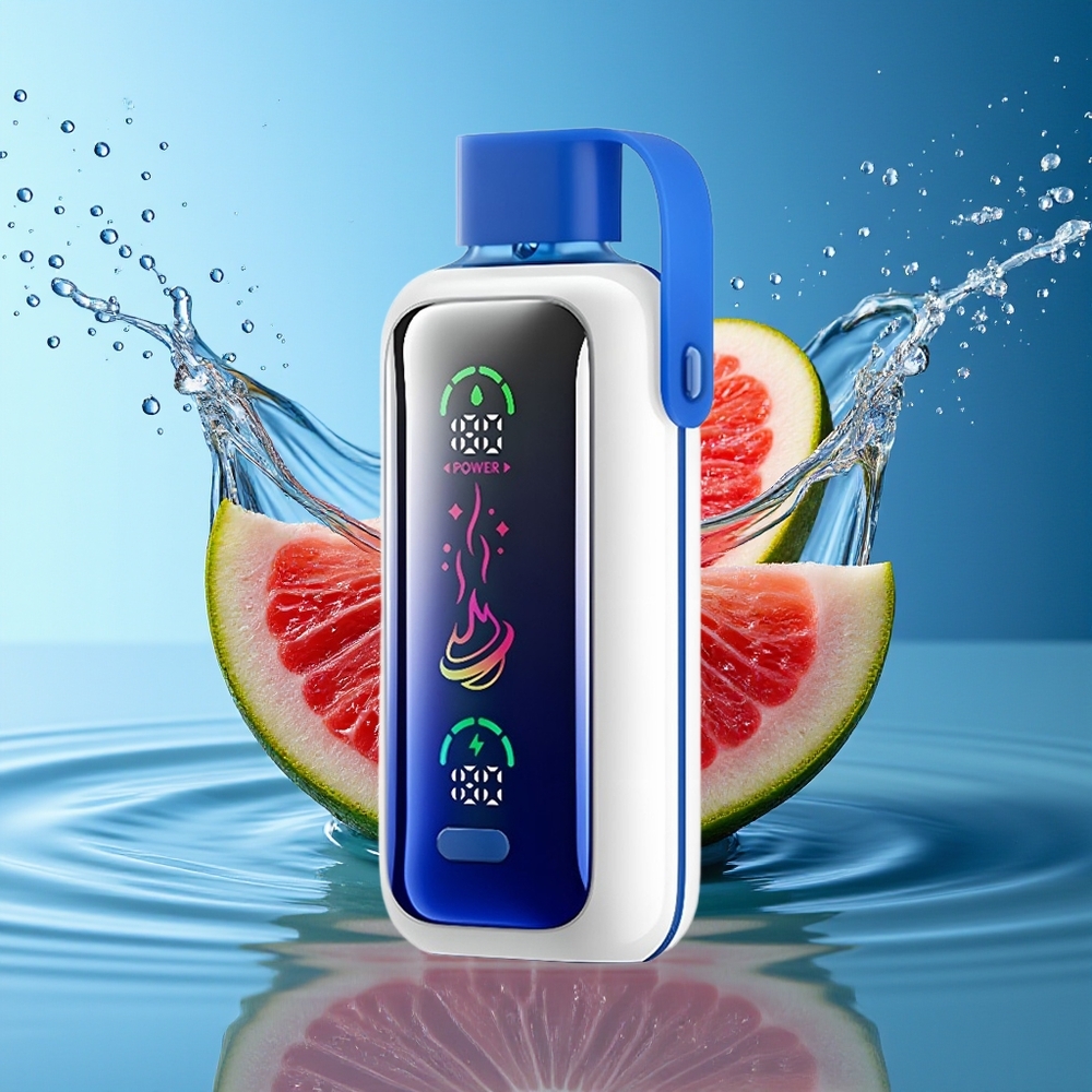 VOZOL Star 20000 Puffs Blauwe Framboos IJs HD Spiegel Scherm Dubbele Mesh 650mAh