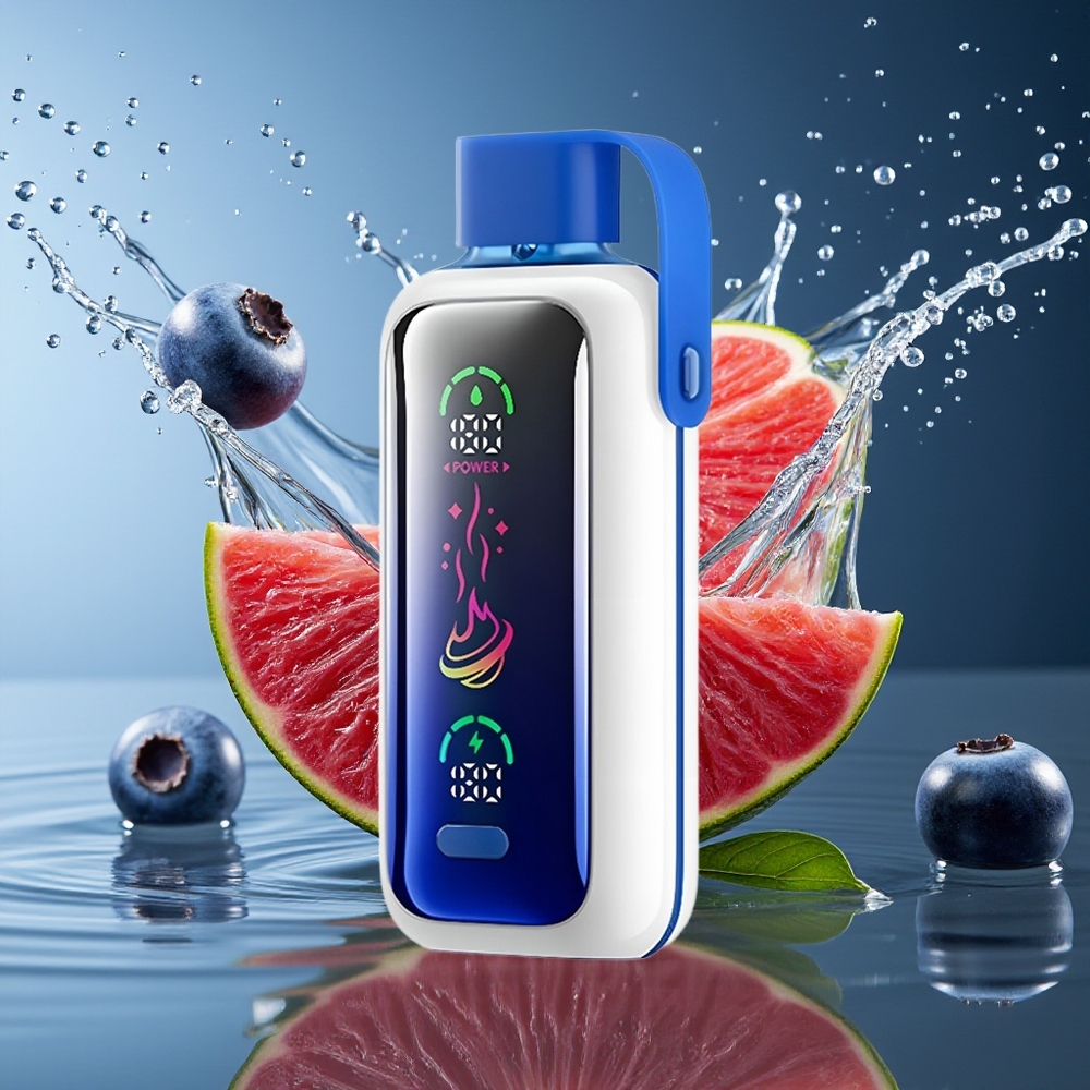 VOZOL Star 20000 Puffs Bluikje Storm HD Spiegel Scherm Dual Mesh 650mAh