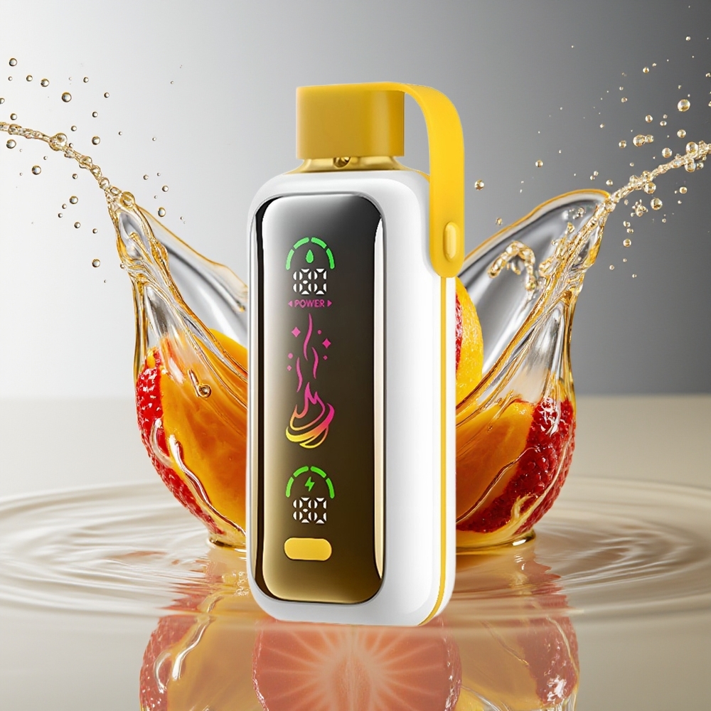 VOZOL Star 20000 Puffs Dual Mesh Aardbei Mango HD Spiegel Scherm