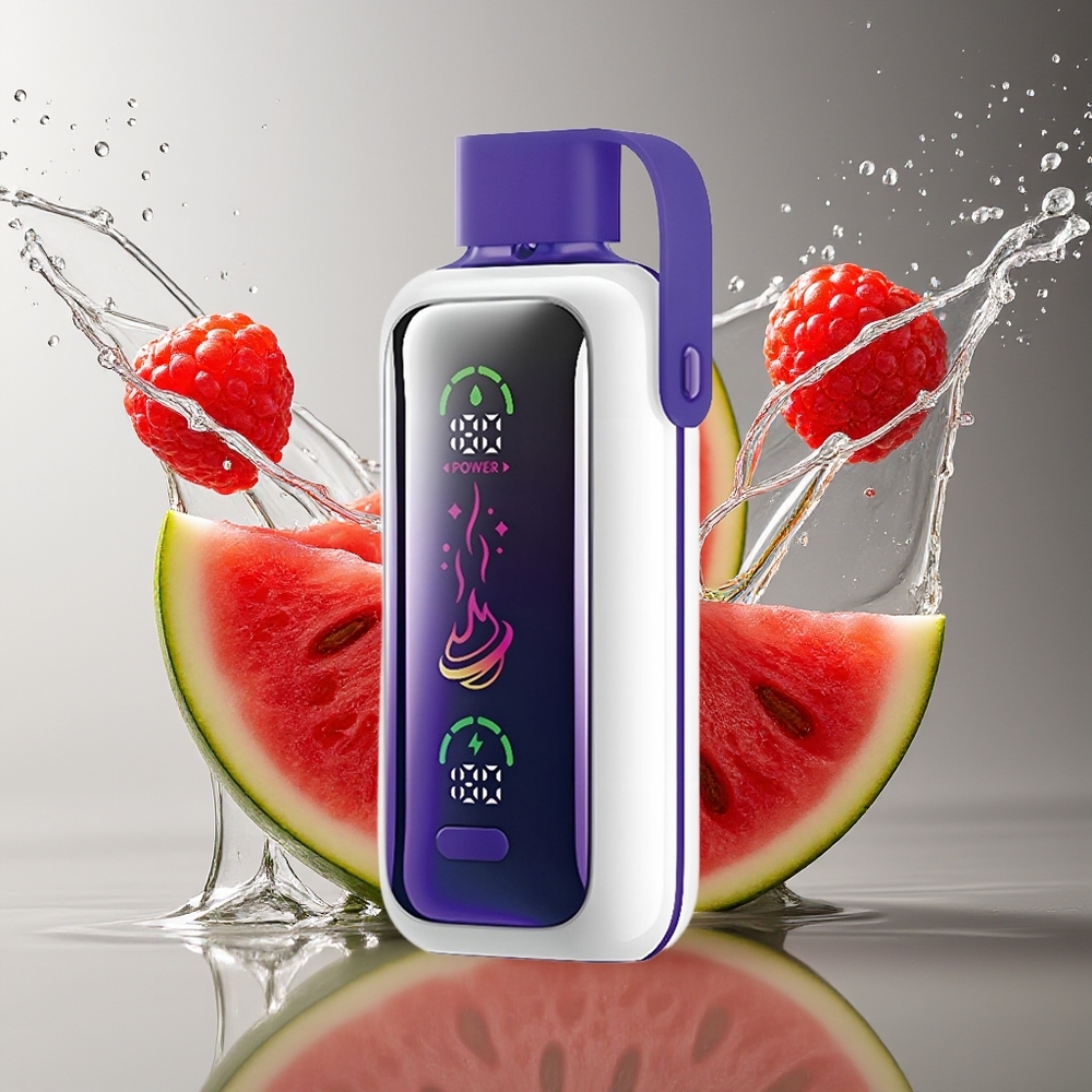 VOZOL Star 20000 Puffs Framboos Watermeloen Dual Mesh 650mAh 2.2" HD Spiegel