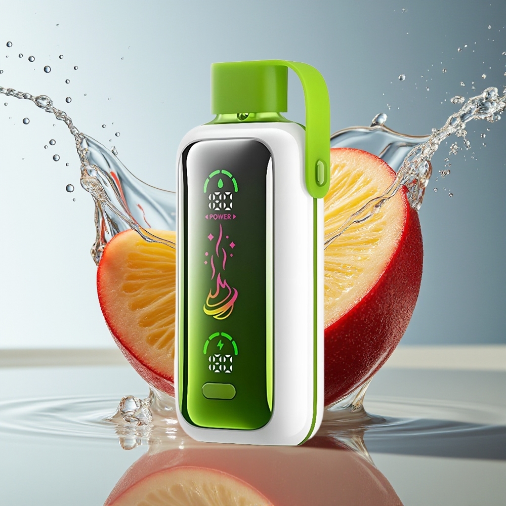 VOZOL Star 20000 Puffs Wegwerp Vape Dubbele Appel IJs 2.2" HD Spiegel Scherm Dual Mesh 650mAh