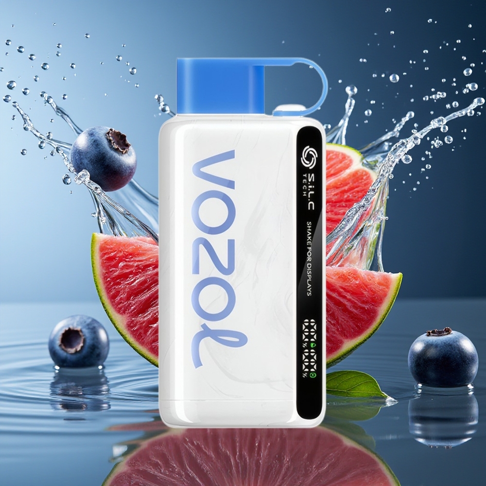VOZOL STAR 9000/12000 Blauwe Bes Storm S.i.L.C 650mAh Recycled